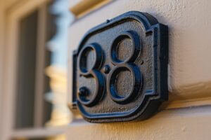Les avantages d’un numéro de maison en noir : style et durabilité