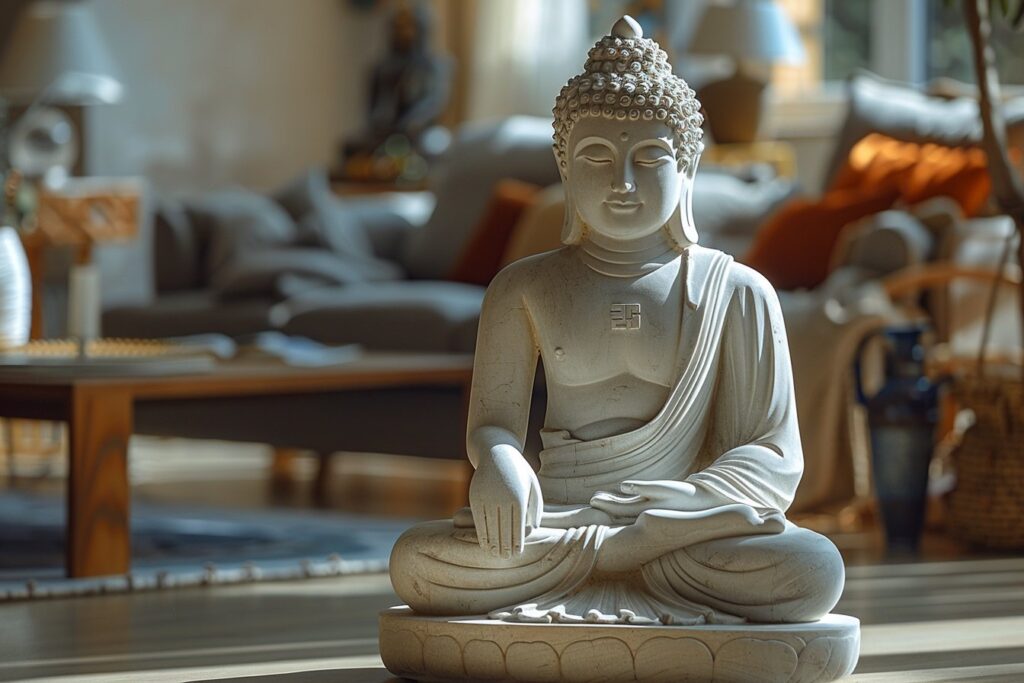 Créer une ambiance apaisante avec une statue bouddha dans votre intérieur