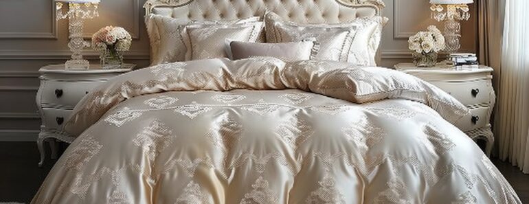 Le royaume des rêves : la quintessence des housses de couette de luxe en France