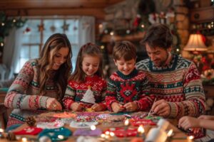 Diy déco et pulls de noël : une journée de créativité en famille