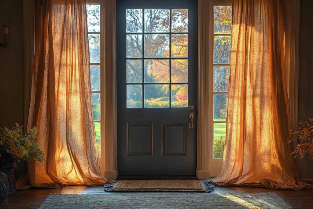Quels rideaux pour habiller votre porte d&rsquo;entrée ?