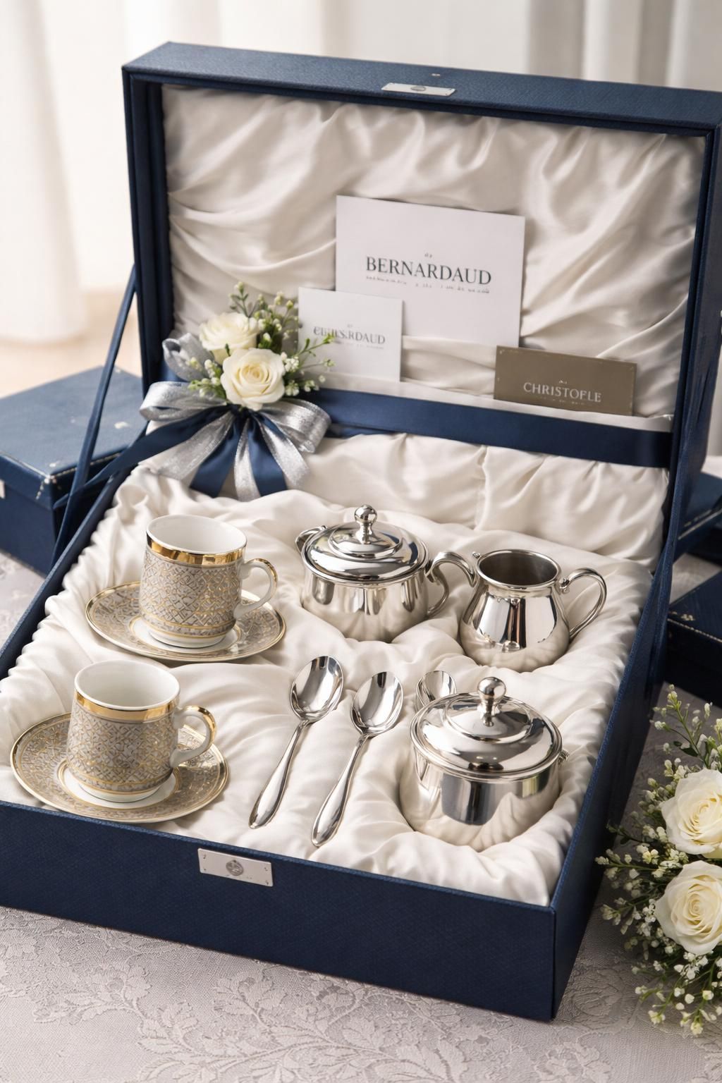 découvrez une sélection exclusive de cadeaux d'entreprise haut de gamme pour vos clients et partenaires, signée bernardaud et christofle, alliant élégance et qualité exceptionnelle.