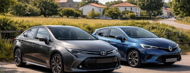 Mobilité notariale en Vendée avec véhicule de fonction hybride Toyota Corolla et Renault Clio Mobilité notariale en Vendée avec véhicule de fonction hybride Toyota Corolla et Renault Clio