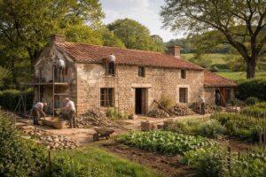 Rénover une maison ancienne en Vendée avec respect du patrimoine et matériaux traditionnels locaux